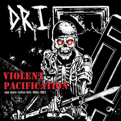 D.R.I. "Violent Pacification And More Rotten Hits" (lp, red splatter vinyl)