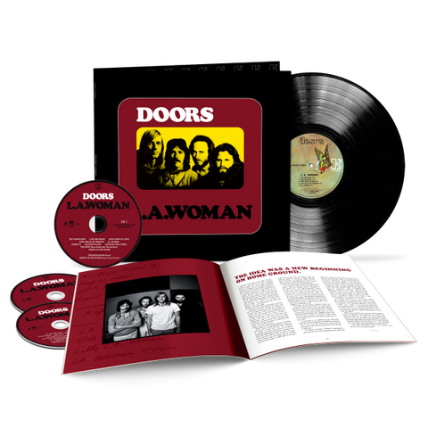 The Doors "LA Woman - 50th Anniversary Deluxe Edition" (box, vinyl/cd)