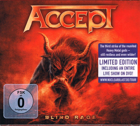 Accept "Blind Rage" (cd/dvd, digi)