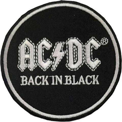Ac/Dc "Back In Black Circle" (patch)