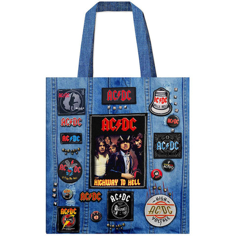 Ac/Dc "Highway To Hell" (denim tote bag)