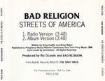 Bad Religion "Streets of America" (cdsingle, promo, used)