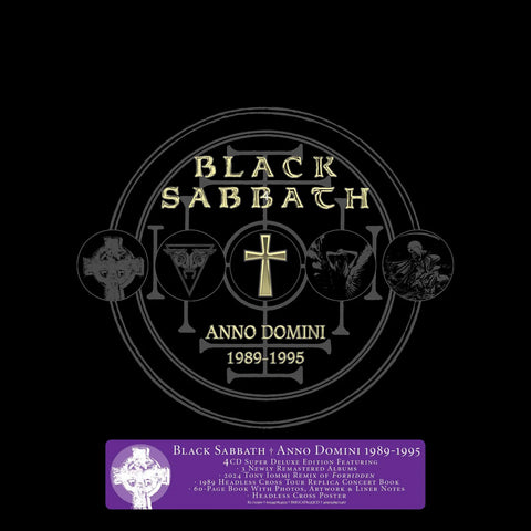 Black Sabbath "Anno Domini  1989-1995" (cd box, releasedate MAY 31!)