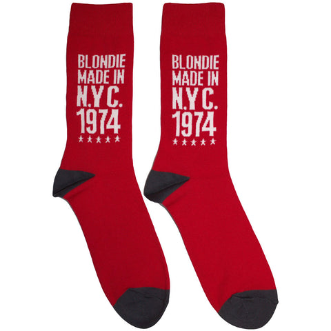 Blondie "Made In NYC '74" (socks, size 39-45)