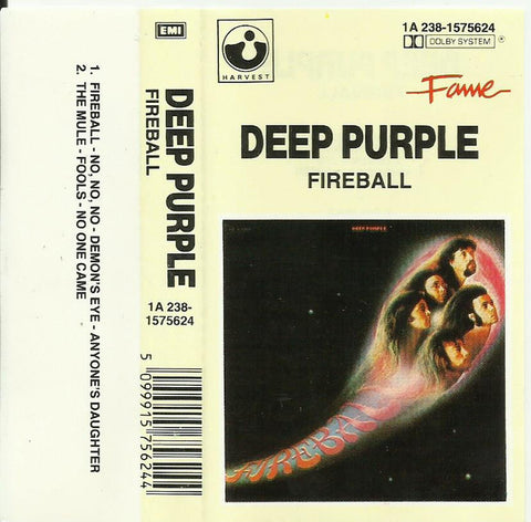 Deep Purple "Fireball" (cassette, used)