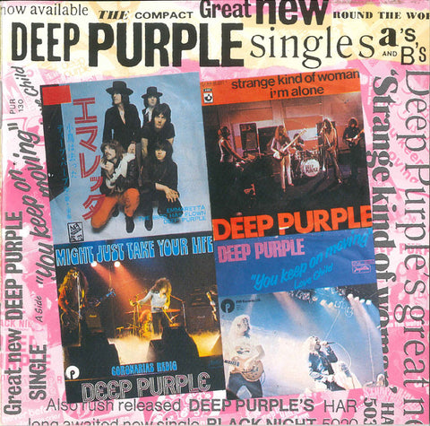 Deep Purple "Singles A's & B's" (cd, used)