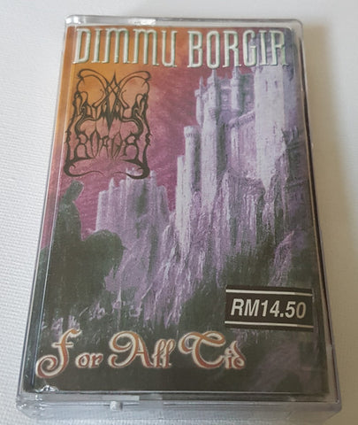 Dimmu Borgir – For All Tid" (cassette, malaysia version, used)