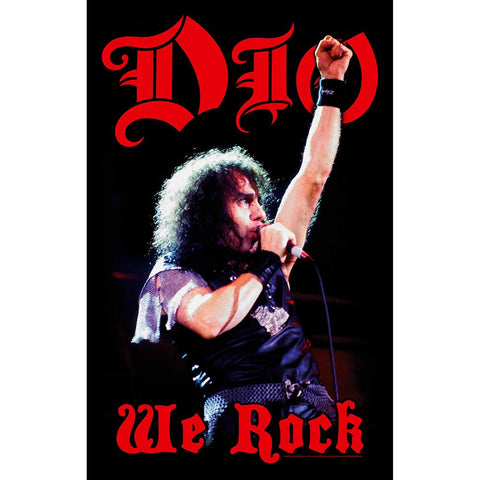 Dio "We Rock" (textile poster)