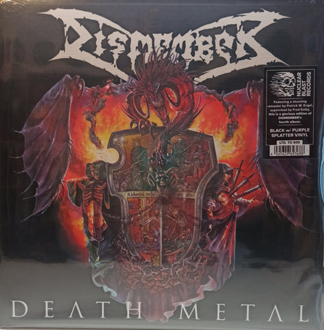 Dismember "Death Metal" (lp, purple w/black splatter vinyl)