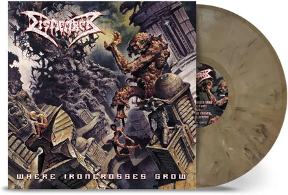 Dismember "Where Ironcrosses Grow" (lp, sand marbled vinyl)