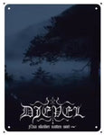 Djevel "Skrider" (tin sign)