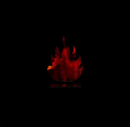 (Dolch) "Feuer" (lp, fire colored vinyl, used)