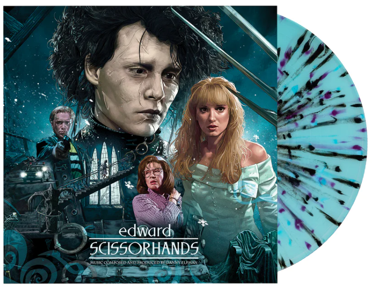 Edward Scissorhands (soundtrack, Danny Elfman) (lp, splatter vinyl ...