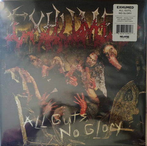 Exhumed "All Guts, No Glory" (lp, green splatter vinyl)