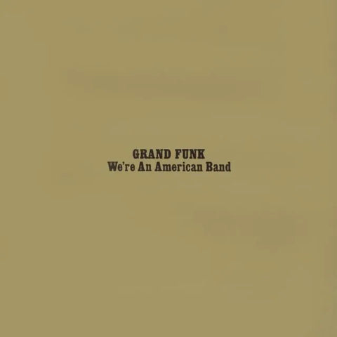 Grand Funk "We're An American Band" (cd, remastered, used)