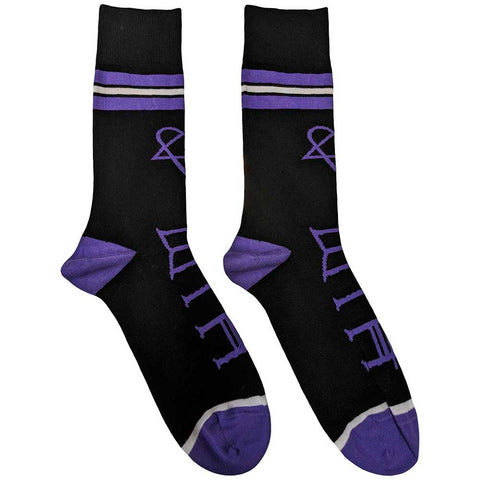Him "Heartagram & logo" (socks, size 40-45)