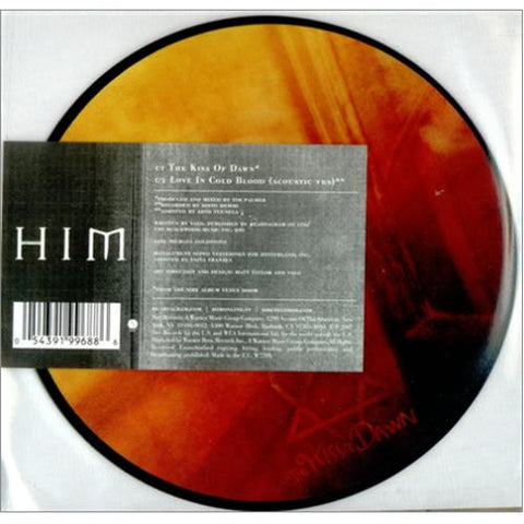 Him "The Kiss of Dawn" (7", picture vinyl, version 1)