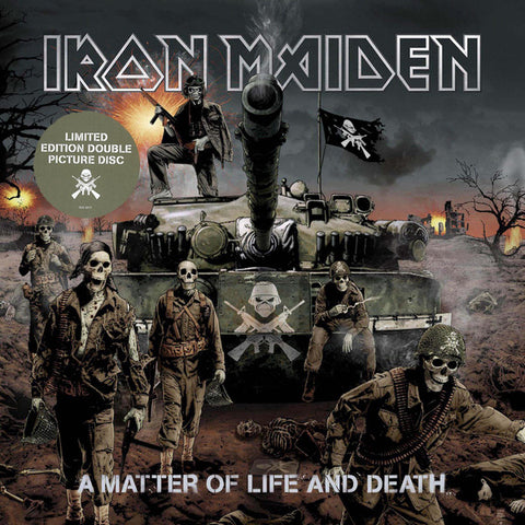 Iron Maiden "A Matter of Life and Death" (2lp, picture vinyl, used)