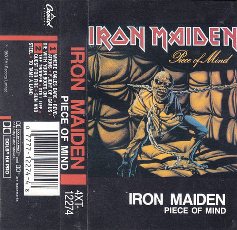 Iron Maiden "Piece of Mind" (cassette, used)