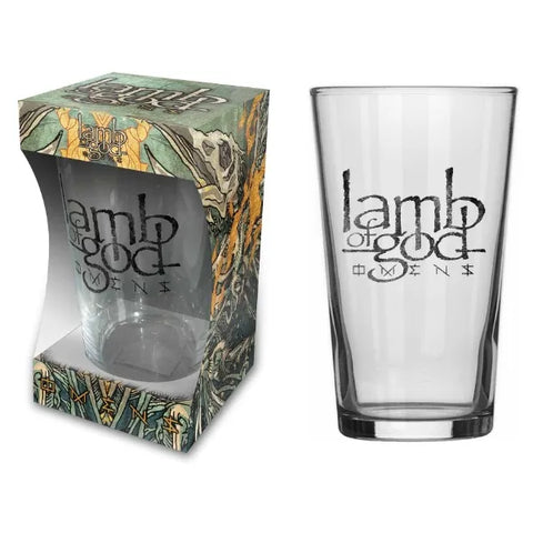 Lamb of God "Omens" (pint glass)