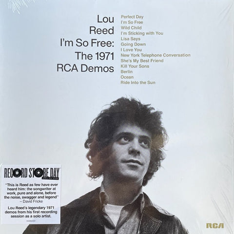 Lou Reed "I'm So Free: The 1971 RCA Demos" (lp)