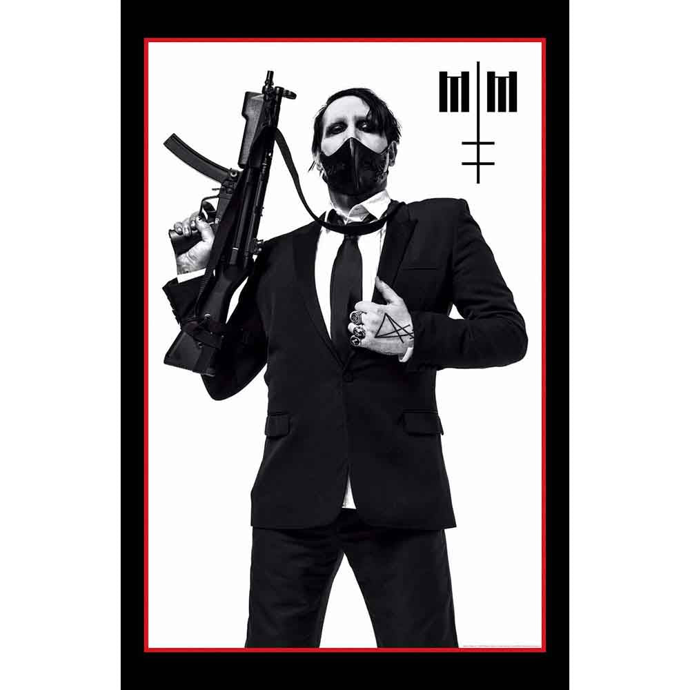Machine Gunner Poster Marilyn Manson