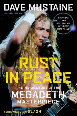 Dave Mustaine / Megadeth "Rust In Peace" (book, paperback)