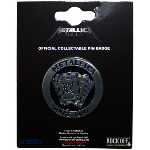 Metallica "30th Anniversary" (pin)