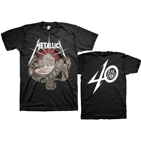 Metallica "40 Anniversary Garage" (tshirt, large)