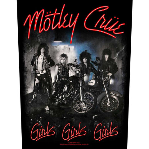 Motley Crue "Girls, Girls, Girls" (backpatch)