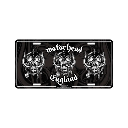 Motorhead "England" (number plate)