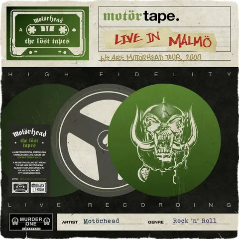Motorhead "The Lost Tapes - Live in Malmø 2000" (2lp)