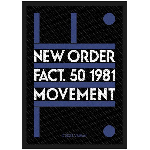 New Order "Fact 50" (patch)