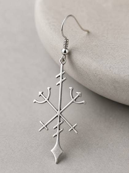 Djevel "Logo Symbol" (earrings, 925 sterling silver)
