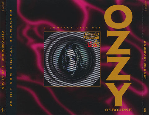 Ozzy Osbourne "Live and Loud" (2cd, fat box, used)