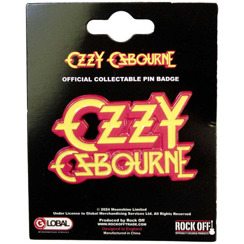 Ozzy Osbourne "Stacked Logo" (pin)
