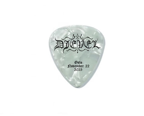 Djevel "Oslo, November 22" (guitar pick)