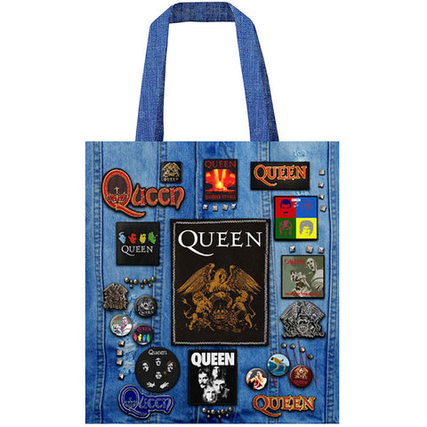Queen "Crest" (denim tote bag)