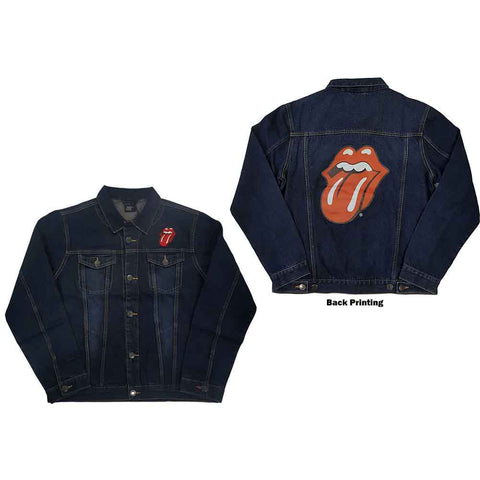 Rolling Stones "Classic Tongue" (denim jacket, large)