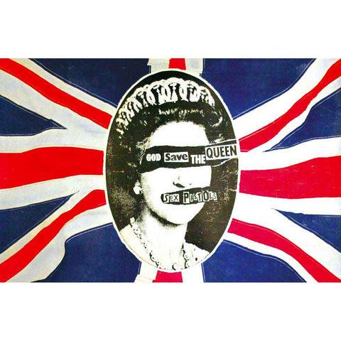 Sex Pistols "God Save the Queen" (textile poster)