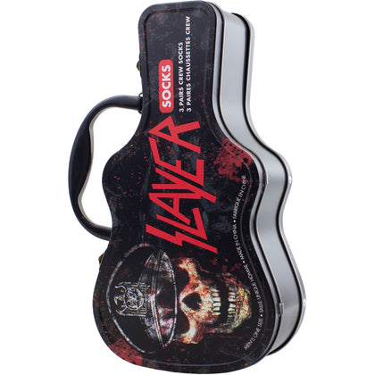 Slayer "Logos" (guitar tin w/3 socks)