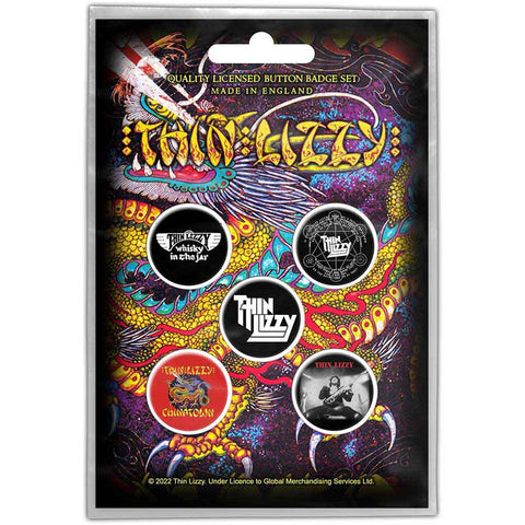 Thin Lizzy "Chinatown" (button pack)