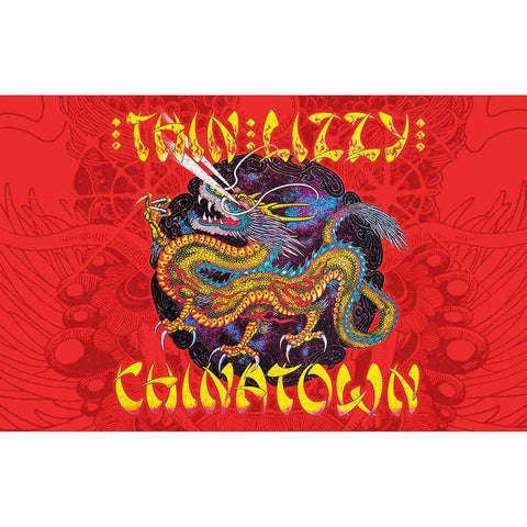 Thin Lizzy "Chinatown" (textile poster)