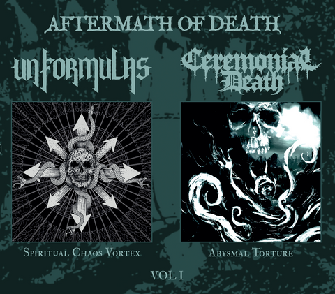 Unformulas / Ceremonial Death "Aftermath of Death" (lp, limited)