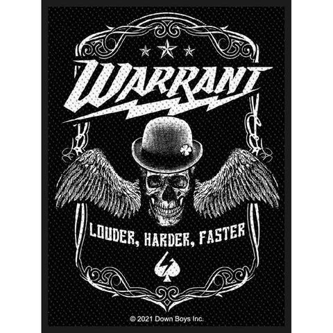 Warrant "Louder Harder Faster" (patch)