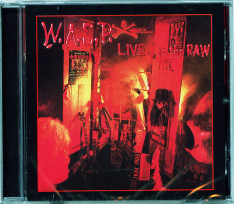W.A.S.P. "Live... In The Raw" (cd, used)