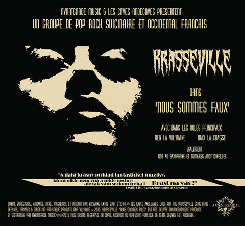 Krasseville Gang Band "Nous Sommes Faux" (cd, digi)