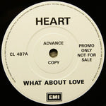 Heart "What About Love" (7", vinyl promo, used)