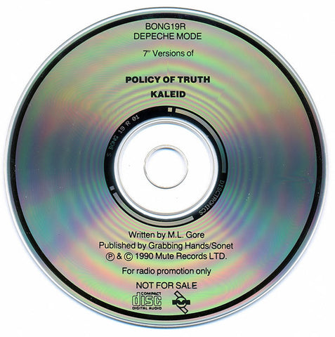 Depeche Mode "Policy of Truth" (cdsingle, promo)