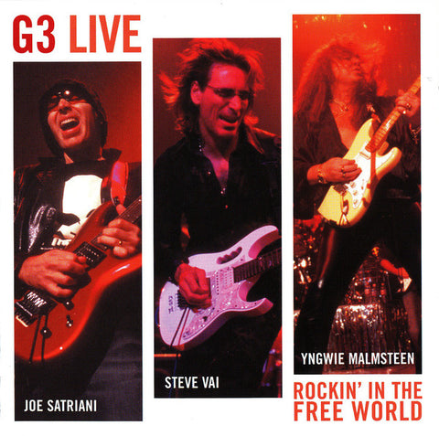G3 - Satriani / Vai / Malmsteen "Live - Rockin' In the Free World" (2cd, used)